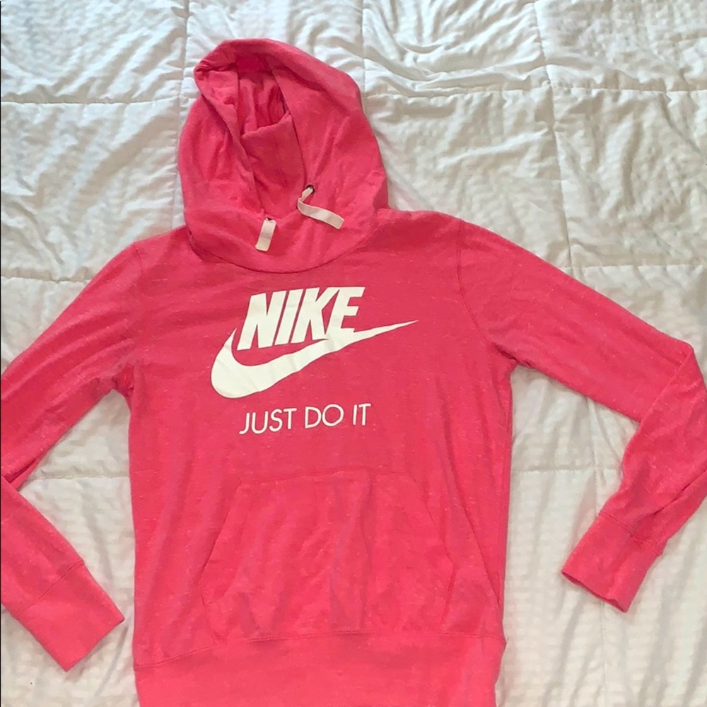 pink nike hoodie